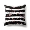 Polyester Pillow Case Automobile Decoration Home Printed Pillow Case Waist Cushion Cover Car Cushion Head Cushion Cover