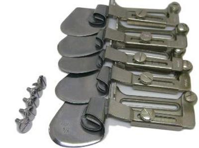 Prensatelas Trompeta Lucky Link8 Máquina de Coser A11 Ancho Acabado Juego de 5 Tamaños Usar 3mm 6mm 16mm Tres Vueltas Industrial/Profesional 9.5mm 12.5mm