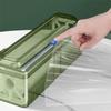 Plastic Cling Wrap Dispenser Universal Cling Film Organizer Cling Film Cutter Box  Wax Paper