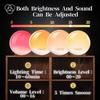 Wake-Up Light Alarm Clock with LED Sunrise/Sunset Simulation, FM Radio, and Colorful Night Lamp