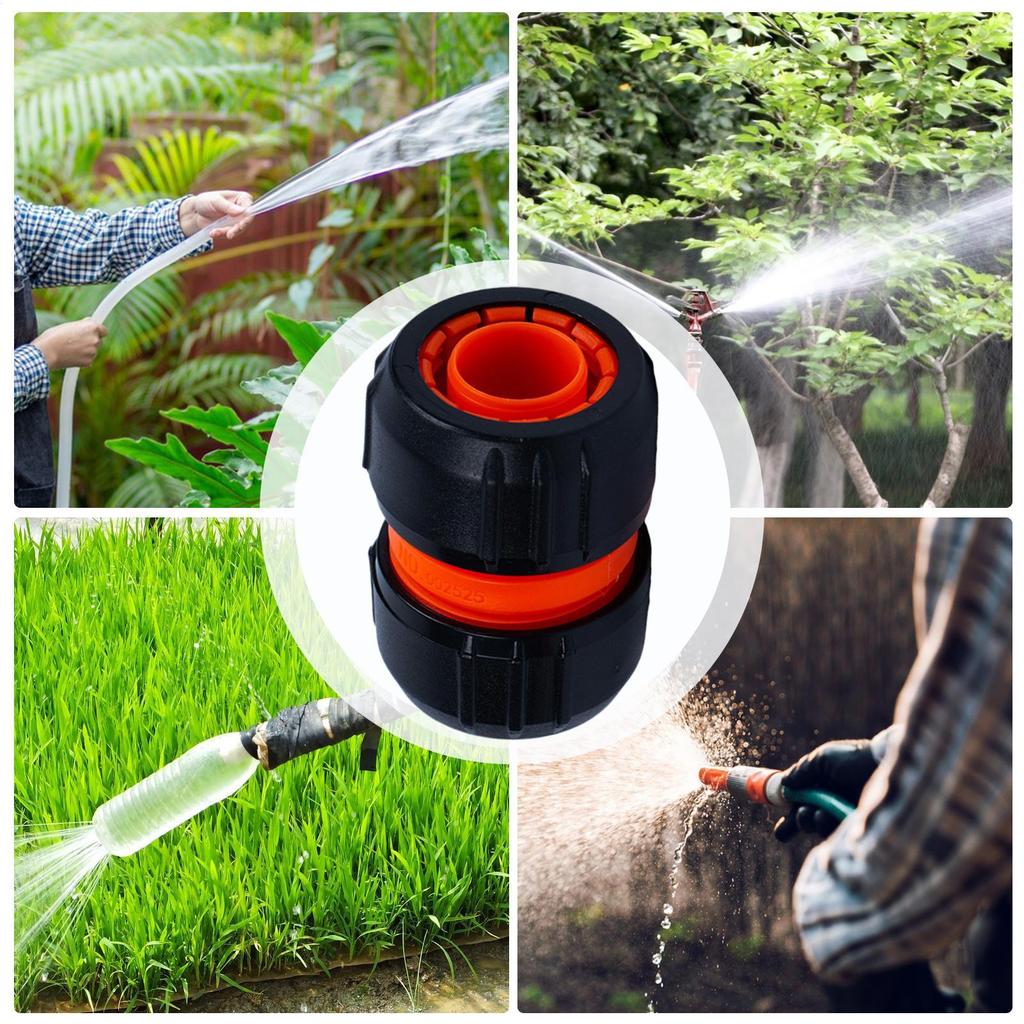 Hose Connector Leakproof Extension Replacement 3/4 Inch Hose Pipe Repair Tap Adaptor for Valve HVAC Wash Tool Irrigation Car