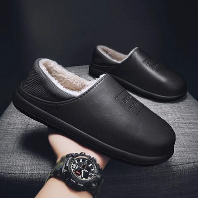 Shoes for Men Couple Women Home Shoes Heel Covering Indoor and Outdoor Soft and Comfortable Add Velvet Waterproof Non-Slip Warm