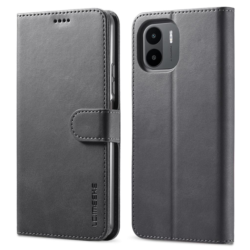 LC.IMEEKE For Xiaomi Redmi A1 4G/A2 4G Wallet Phone Case Calf Texture Stand Leather Phone Cover