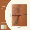 Retro Leaf Ring-Bound Travel Journal Notebook