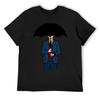 Five Umbrella Academy T-Shirt Man T-shirt Cotton Graphic Tees Aesthetic Clothes Man Clothes Black T Shirts for Men