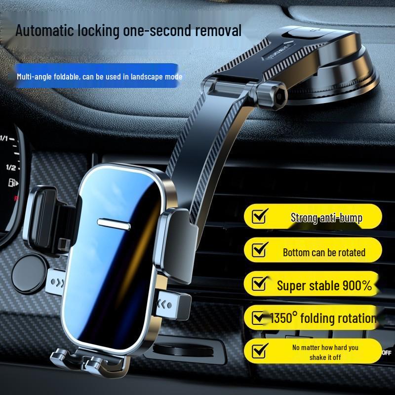 Auto Windschutzscheiben Saugnapf Handyhalterung – Verstellbare & Rotierende Arretierung