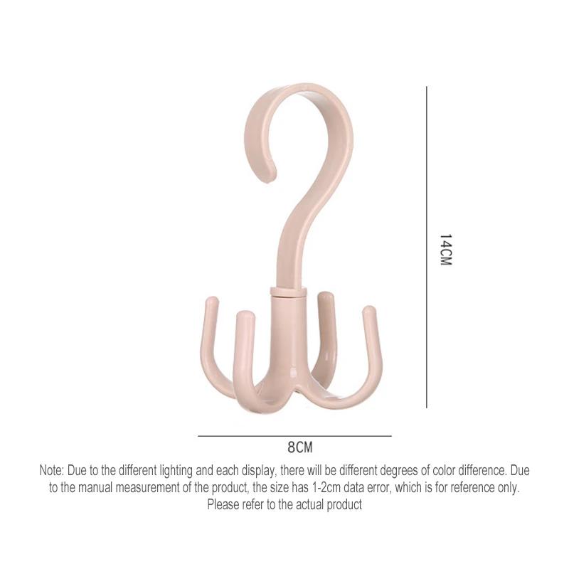 Rotated Hanger Hooks Wardrobe Clothes Rack Hangers Organizer Bag Hangers Shoes Belt Scarf Hanging Rack Closet Hanger