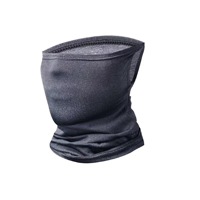 Ice Silk Sunscreen Neck Gaiter: Summer Cycling Face Mask & Bandana with Breathable Sun Protection