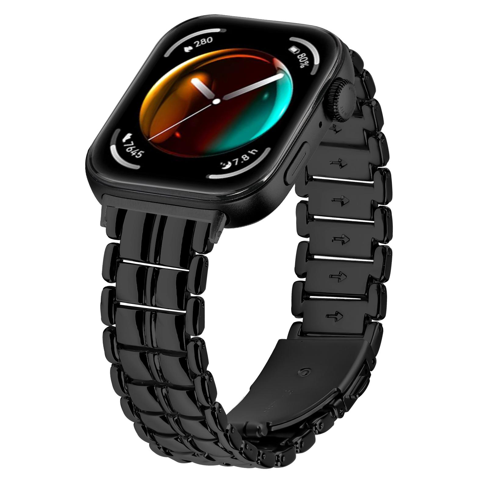 

For Huawei Watch Fit 3 Metal Wrist Band Replacement Smart Watch Strap Black
