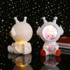 Cartoon Astronaut Space Animal Atmosphere Night Light Resin Figurine Gift For Girls Boys