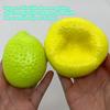 Křupavá Mačkací Citronová Antistresová Míček Hračka Křupavý Ručně Vyráběný Měnící Barvu Citronový Mačkací Fidget Míček ASMR Senzorická Hračka na Úlevu od Stresu