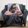 Sheeran Personalized Text Blanket Multi-purpose Customizable Blanket Soft Warm Cozy Great for Nap Picnics Bed Chair Ideal for All Seasons