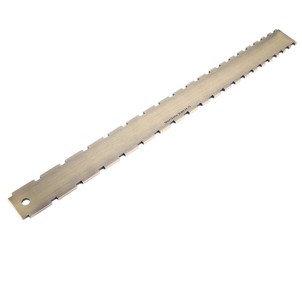 

VGEBY Practical Guitar Neck Straight Edge with 24.75 Notches for Fretboards, Guitar Luthier s Tool, Guitar Straight Edge