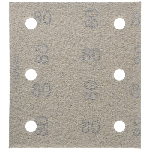 Makita Magic Sanding Paper #80 114 X 102mm Square (10 Pieces) A-53637