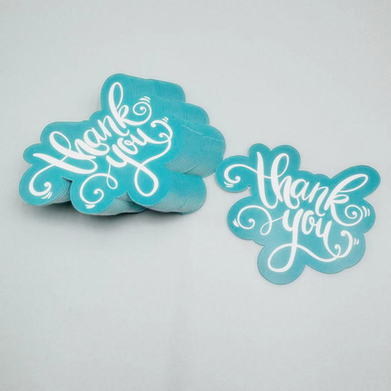 50-Pack Unique Minimalist Thank You Cards with Envelopes Creative Small Irregularly Shaped Cards for Clients Customers Employees