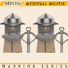 Medieval Military Knights Series Building Blocks Castle Army Soldier Figures Shield Sword Accessories Warrior Bricks Gifts Toys