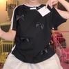 Japanese Pink Short Sleeve Sweet & Spicy College Style Slim Top