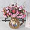 21Heads Artificial Rose Flower Silk Flower Wedding Party Bouquet Home Decor