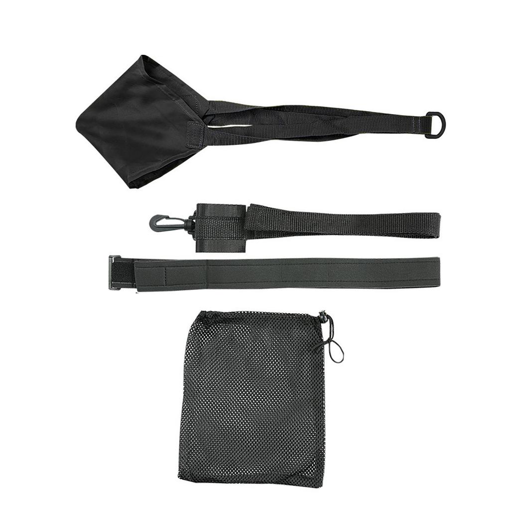 Swim Resistance Belt Swimming Strength Training Belt with Swim Parachute Strength Training Accessories Enduring
