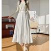 Half-length Skirt Women's Long Skirt Spring and Summer Small Man Pleated Fluffy Skirt Umbrella Skirt Drape Fairy Skirt Temperament White Cake Skirt