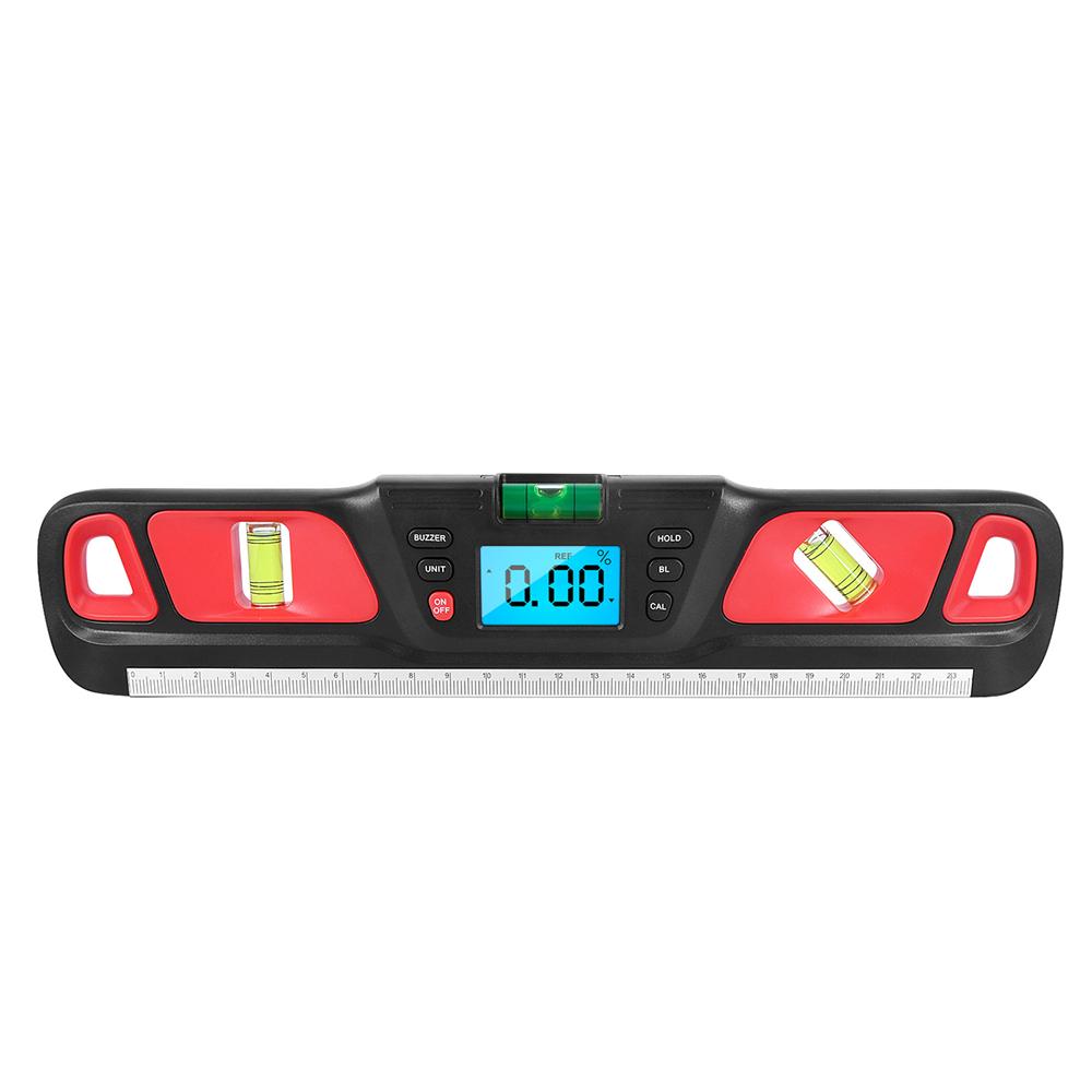 Digital Spirit Level Inclinometer Horizontal Scale Ruler Electronic LED Display Protractor Magnetic Base Measurement Tools