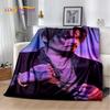 3D-Druck Johnny Depp Serie Weiche Plüschdecke, Flanelldecke Überwurfdecke für Wohnzimmer Schlafzimmer Bett Sofa Picknickabdeckung