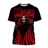 T-shirt Rock Band Misfits Estivi Teschio Stampato 3D Streetwear Uomo Donna Moda T-shirt a Maniche Corte T-shirt per Bambini Top Abbigliamento Uomo
