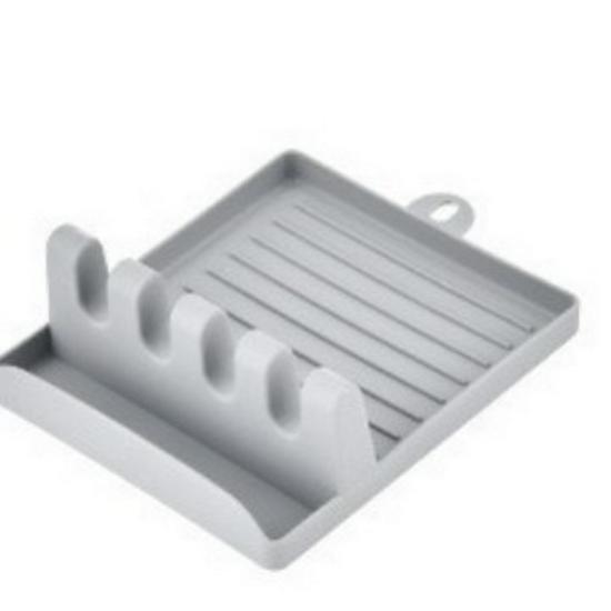 

Multi-Purpose Kitchen Organizer: Spatula, Spoon, Lid & Brush Holder, Plus Toy Storage сірий колір
