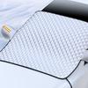 Magnetic Windshield Snow Cover Thickened Half-Cover for Frost & Snow Protection Universal Winter Car Windshield Guard for Most Cars SUVs