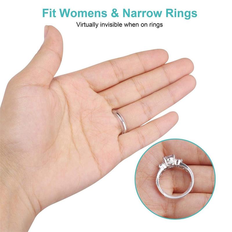 8PCS Ring Guards for Loose Rings Ring Adjuster Fit Any Rings, Invisible Design for Women and Men