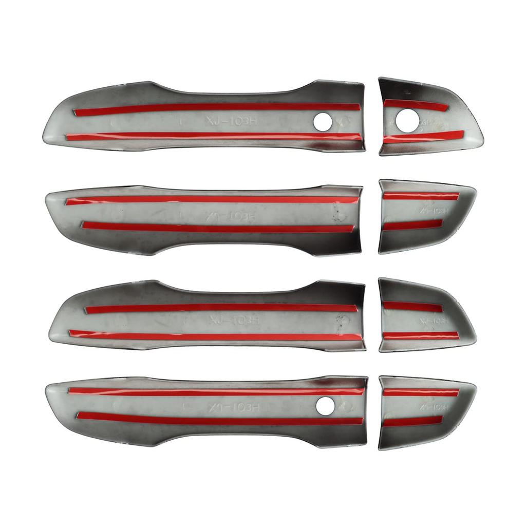 Marchfa Door Knob Covers for Honda Civic FC1 FK7 FK8 (2016-2020) - Exterior Decorations, Black, Right-Hand Drive