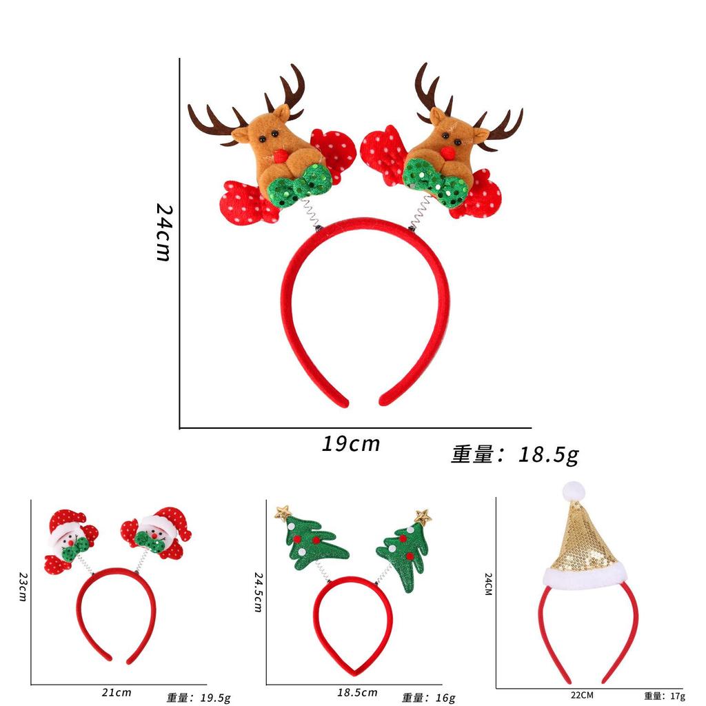 Entzückendes Weihnachts-Hirschgeweih-Stirnband Festliches Verkleidungs-Haarband für Kinder