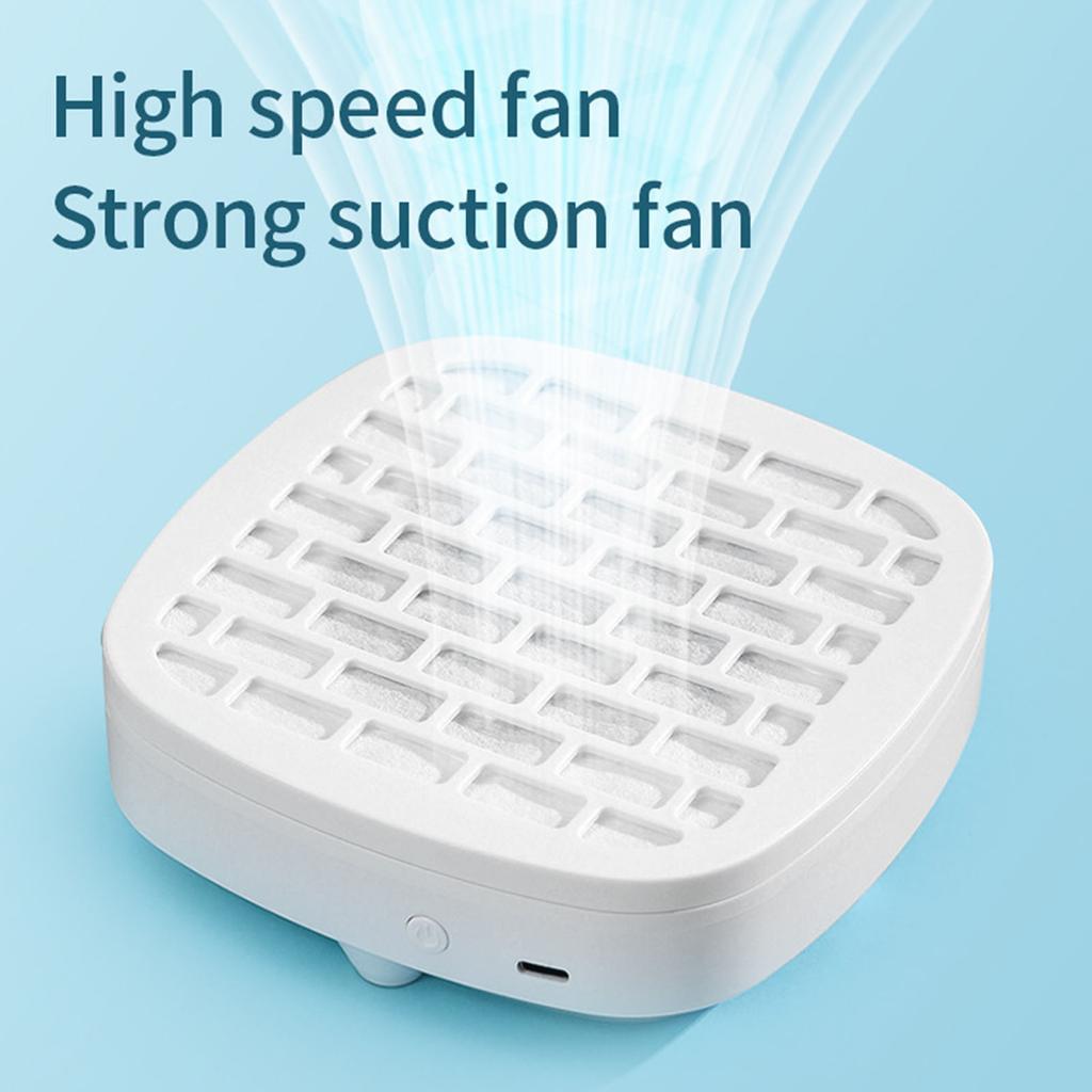 Lightweight Nail Dust Collector for Home Salon Use Durability ABS Construction Quiet Function Highly Efficiency Filter