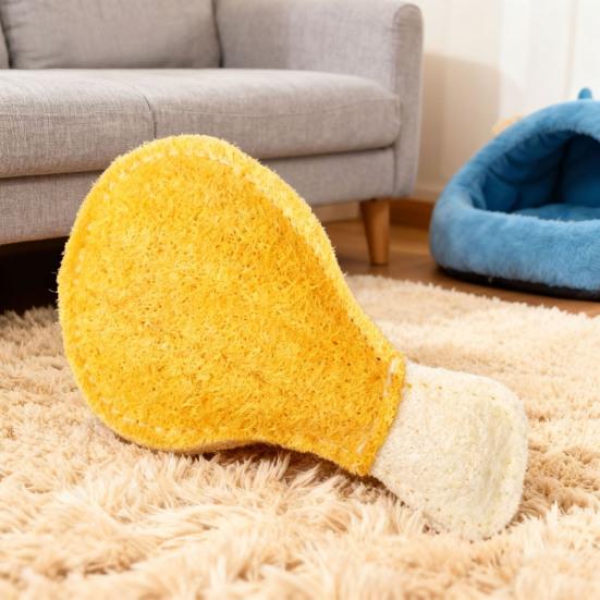 Yousheng 3Pcs/Set Loofah Cat Chew Toys Natural Cat Teeth Cleaning Toy Kitten Teething Toy for Indoor Cats Chewing Biting