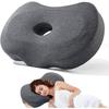 Piercing Pillow, Memory Foam Neck Pillow, Orthopedic Pillows for Back and Side Sleepers, Ear Piercing Pillows for Inflammation Pressure Sores
