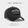 Retro Old Face Peaked Cap Children Sunscreen Sunshade Soft Top Embroidered Baseball Cap Men's Cowboy Hat