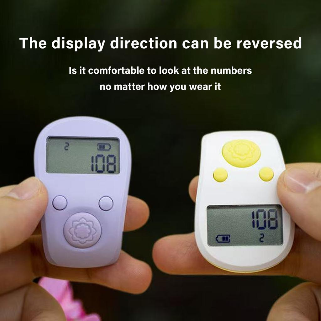Finger Counter Luminous Finger Ring Electric Digital Display Tally Counter For Sewing Knitting Weave Tool