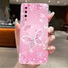For Xiaomi Mi 9 Lite Case Clear Luxury Fashion Butterfly Flower Soft TPU Silicone Cover For Xiaomi9 9Lite Transparent Phone Case