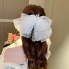 Cute Style Sequins Bowknot Shape Hair Claw Summer Hair Accessories for Women High Ponytail Party Anti-Slip Hairpins