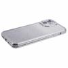For iPhone 12 Case Scratch-Proof TPU Rhinestone Decor Gradient Phone Shell