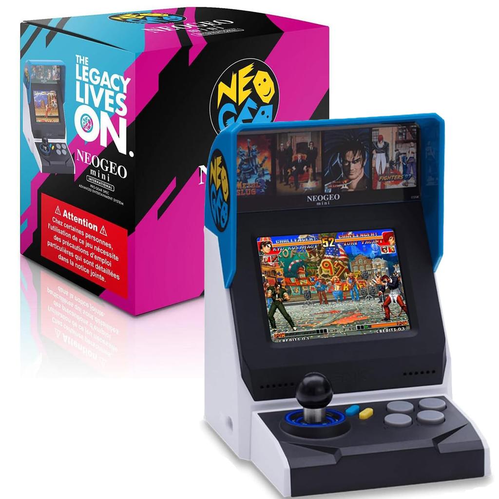 NEOGEO Mini International Edition Neo Geo Mini International Edition NEO GEO Mini Arcade Game Console Includes 40 SNK classic titles such as King of