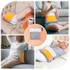 Thermal Foot Warmer USB Powered Heated Warmer, Winter Electric Feet Heating Pad, Plush Heater Cover for Under-Desk Home Office Portable Warming Pad