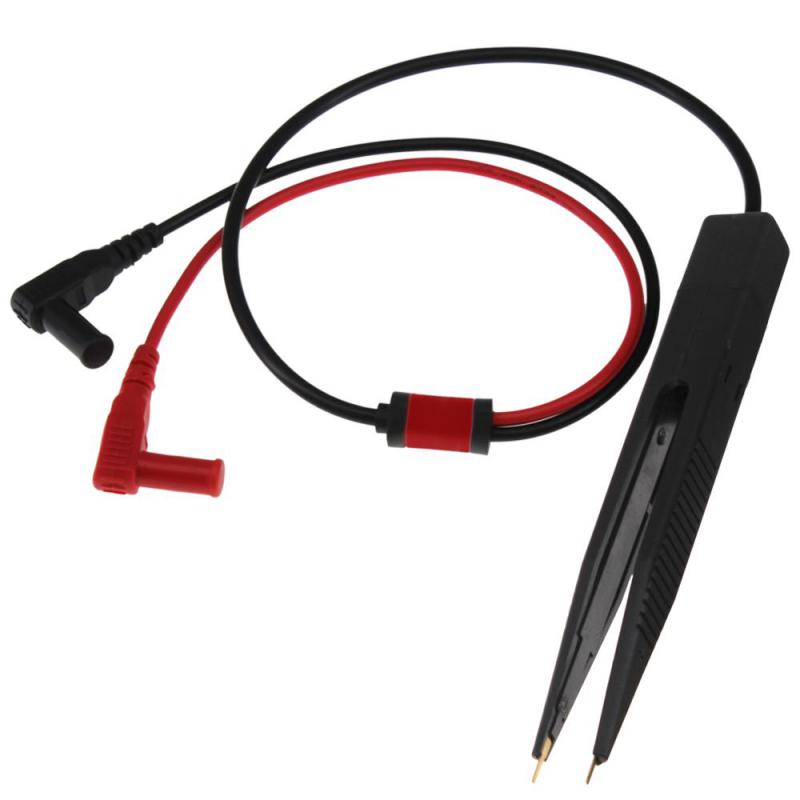

69cm Multimeter Probe Digital Multimeter SMD Test Clip Meter Probe Tweezers for for Vichy Resistor Multimeter Tester