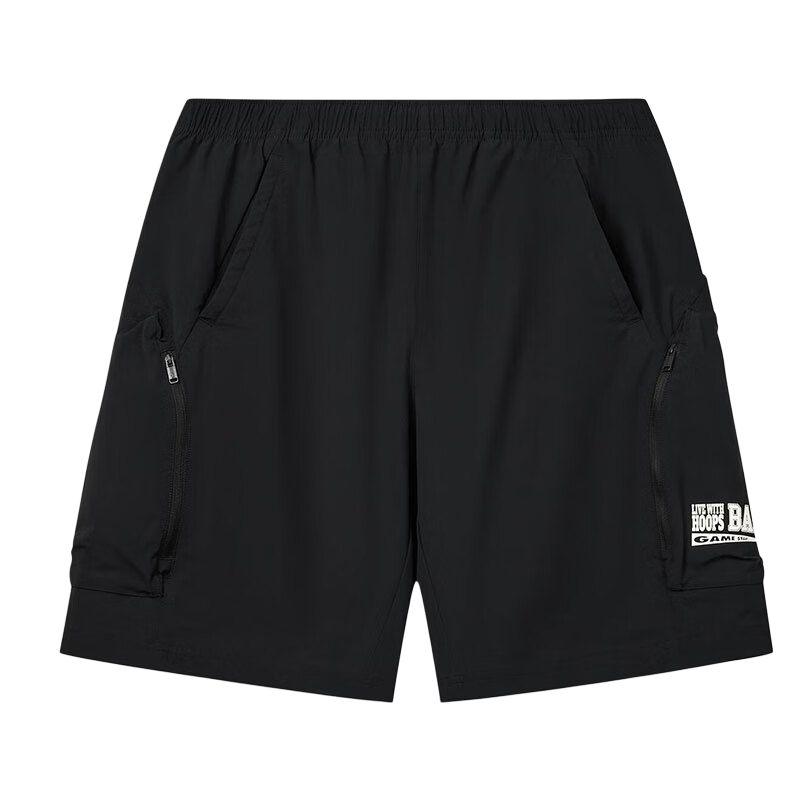 Li-Ning Буквы Минималистичные Мягкие Модные Повседневные Шорты Мужские шорты AKSW305-2 M
