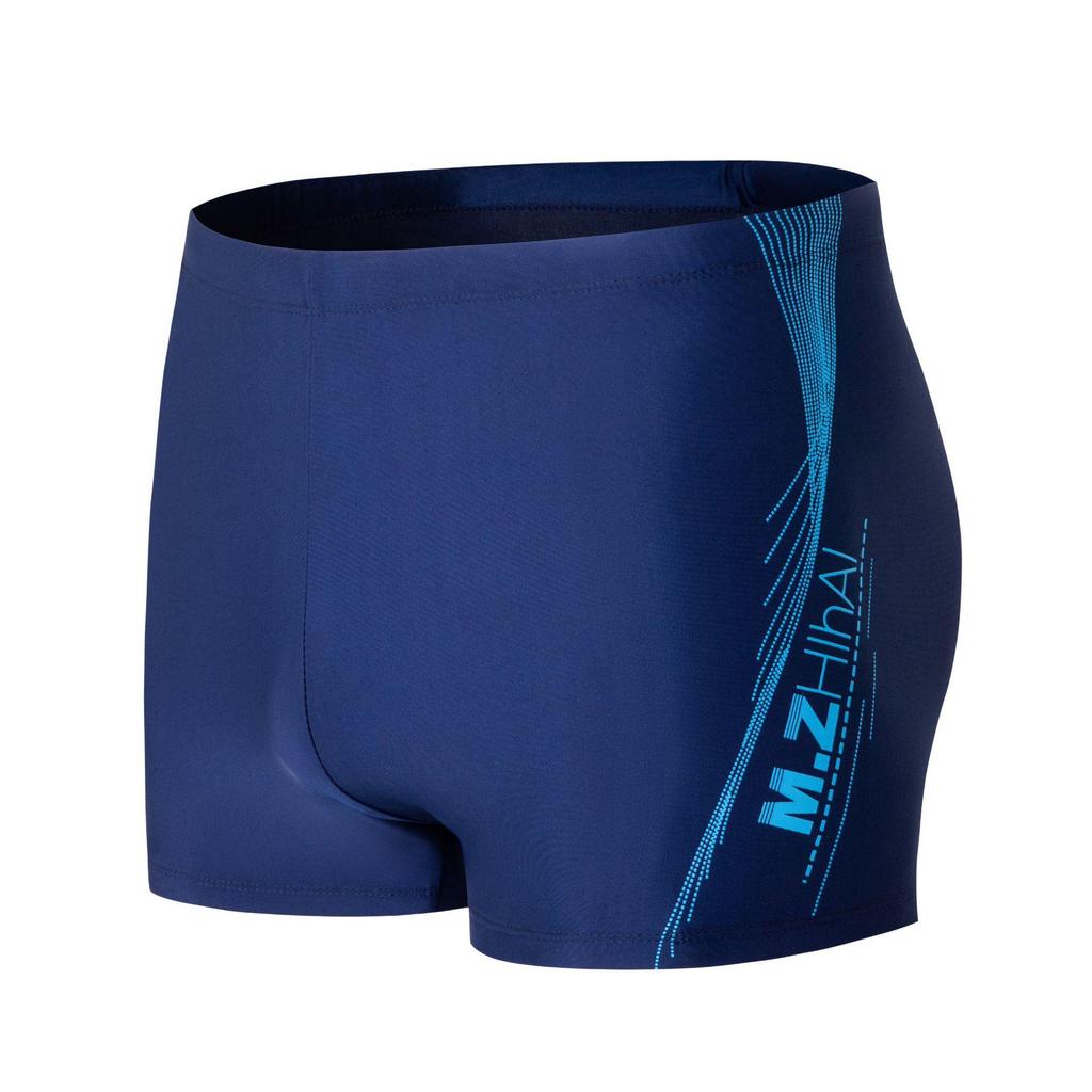 Men's Quick-Dry Swim Trunks & Cap with Custom Print - Comfortable, Lightweight, Breathable Boxer Brief Style
