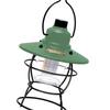 Camping Light Dimmable Multi Modes Retro Portable Tent Lantern Lamp for Fishing Hiking Garden Yard Green