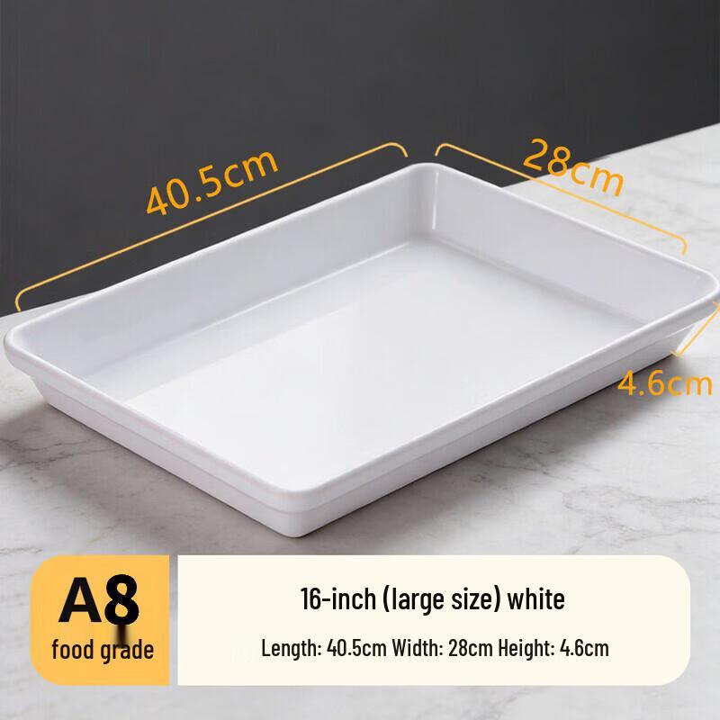 Tianyajing A8 Tempered Melamine Rectangular Deli Display Tray