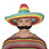 Fiestas Guirca Sombrero de Paja Mexicano Unisex para Adulto