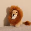 INJOI Plush Animal, Natural Alpaca Fur, Rare, Fluffy, Handmade, Cute, Perfect Gift for Anniversaries and Special Occasions (Lion, 30cm, Natural,