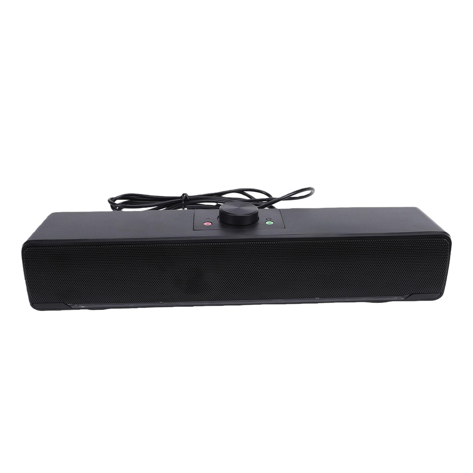 

Computer Speaker Bluetooth 5.0 USB Powered HiFi Stereo Desktop Speaker with Dynamic RGB Lighting Rotary Knob Volume